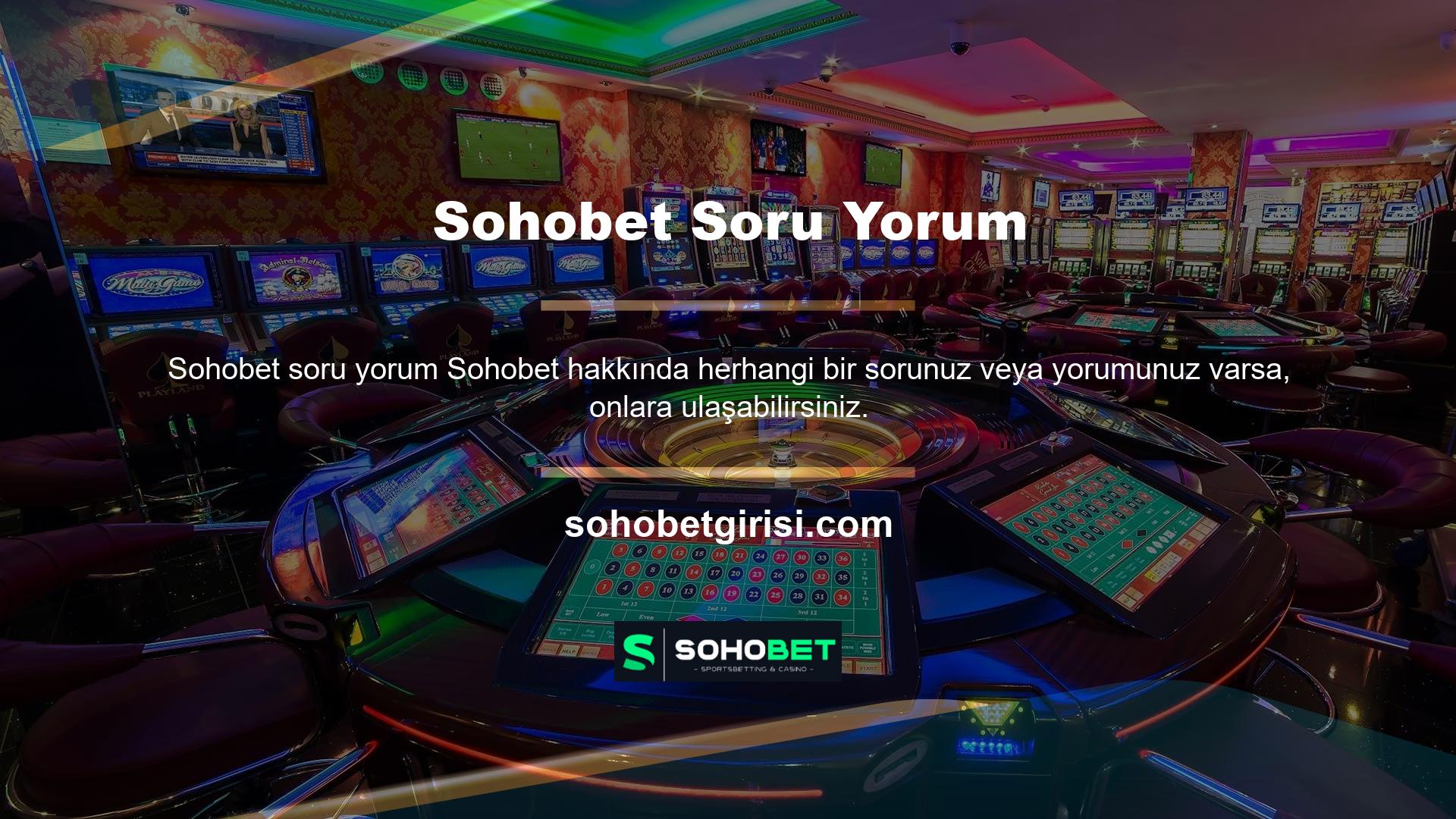 Bu siteler gibi ayrıntılı bahis inceleme platformlarına bakarak Sohobet incelemeleri hakkında bilgi alabilirsiniz